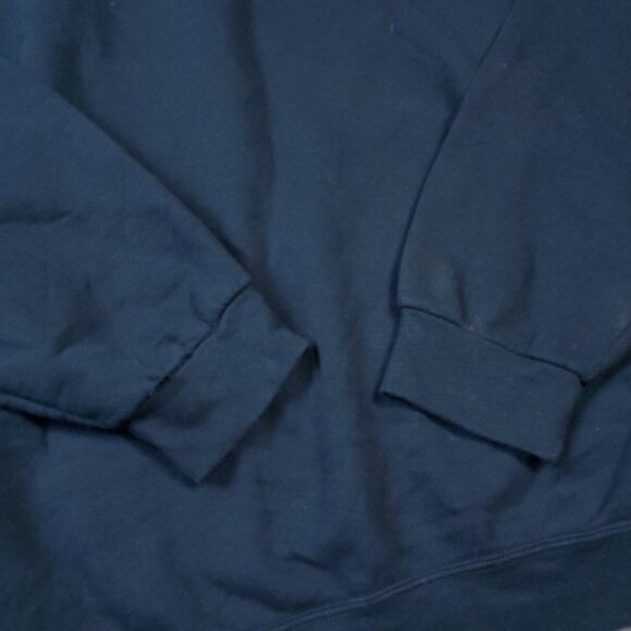 Fruit Of The Loom Say Never Hoodie Sweater Mens 2XL XXL Pullover Black - Picture 11 of 11